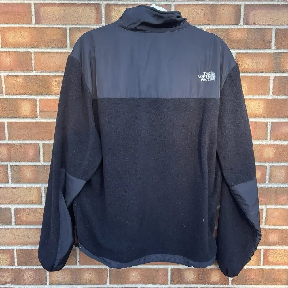 Vintage The North Face Black Denali Full Zip Fleece Jacket Size Medium